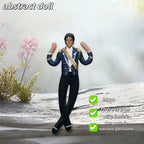 Michael Jackson Role-Playing Prop Doll, Plush Toy, Room Decor, Abstract Jointed Figure, Gift Item, Trendy Character Accessory