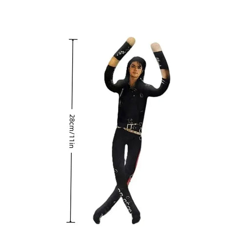 Michael Jackson Role-Playing Prop Doll, Plush Toy, Room Decor, Abstract Jointed Figure, Gift Item, Trendy Character Accessory