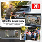 250th Anniversary Commemorative License Plate Frame,United States 250 Year American Car Plate Frame, License Plates Holder,250 Anniversary USA Car Tag Cover,Aluminum LicensePlateFrame Fits Standard