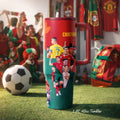1 Pc 40oz insulated tumbler with handle and straw, double wall vacuum mug, Vacuum Flask, leak proof lid, keeps hot 12h cold 24h, large capacity travel mug, football fan gift, sports tumbler for men women, game day cup, hot cold drinks, holiday gift idea
